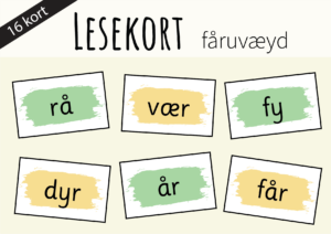 Lesekort: FÅRUVÆYD