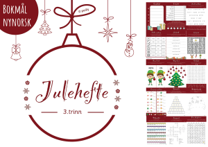 Julehefte: 3.trinn