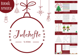 Julehefte: 4.trinn