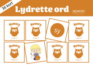 Memory: lydrette ord