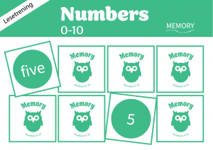 Memory: numbers 0-10