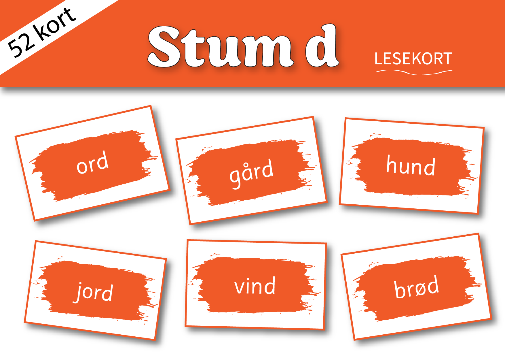 Lesekort: stum d